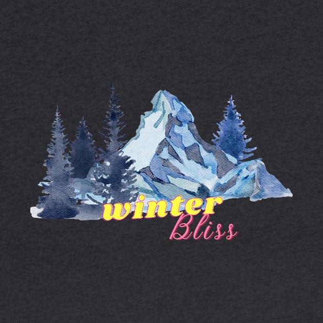 Winter Bliss Mountains by Castle Rock Shop